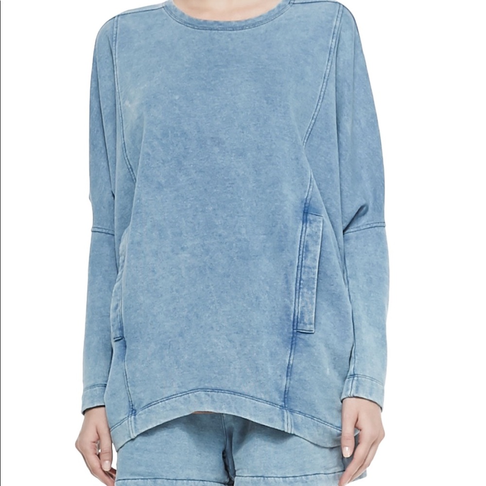Helmut Lang sweatshirt jean bomber size S